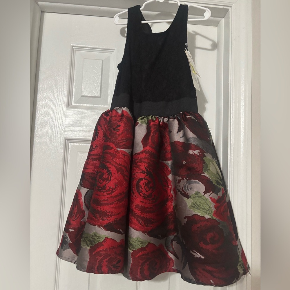 Elegant Floral Kids Dress